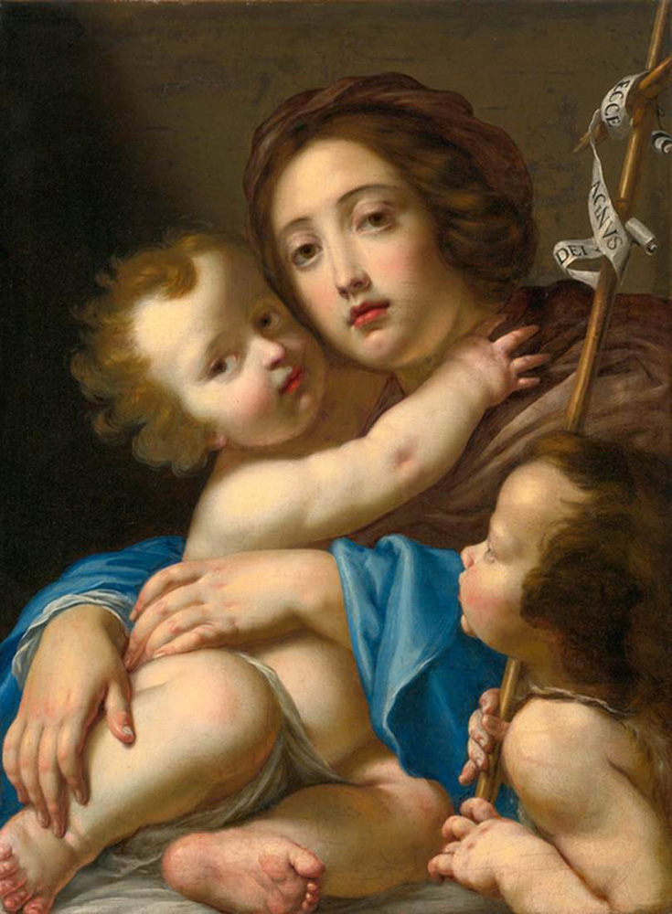 virgin and child with saint john the baptist